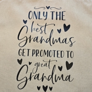 Stofftasche "Great Grandma Promotion"